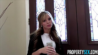 Sexy Real Estate Agent Duped Into On-Camera Sex Encounter