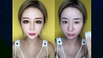 The Allure Of Makeup And Its Removal Showcased In A Video