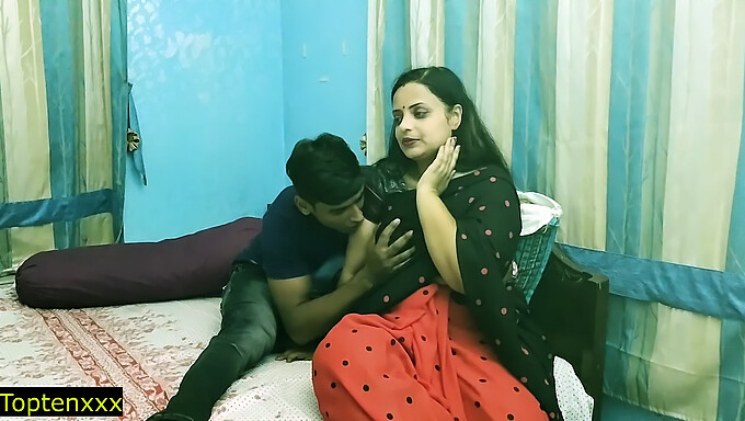 Young Indian Lad Pleasures His Attractive Wife In Secret At Their Residence