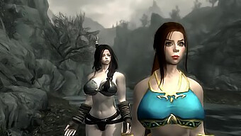 Jenna Dan Lacey Menghadapi Akibat Dalam Permainan Yang Diilhamkan Skyrim.