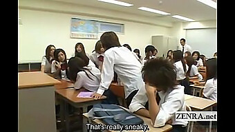 Amateur Schoolgirl Stripped By Classmates In Japan