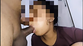 Sri Lankan Teen'S Deepthroat And Cumshot Experience With A Well-Endowed Partner