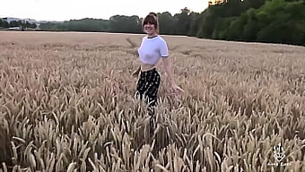 A Young Girl'S First Sexual Encounter In The Open Fields...