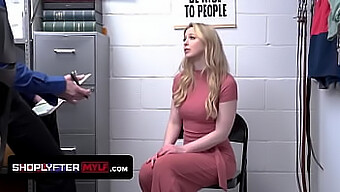 Sunny Lane, A Thin Milf With Large Breasts, Receives Hot Jizz In Her Mature Pussy From A Security Guard After A Playful Theft Incident