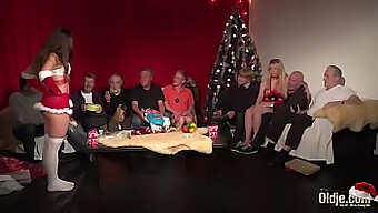 A Wild Christmas Group Sex With Mature Men And Young Adults