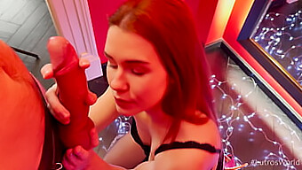 18-Åriga Nya Instagram-Modellen Kaira Love Ger En Pov-Avsugning I 4k