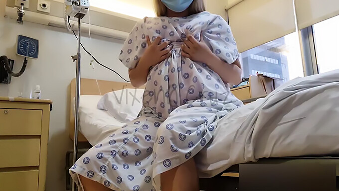 Horny Teen Patient Cums In Hospital Bed - Viral Sensation