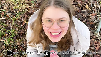 Pov Video Of Amateur German Teen Giving Her First Blowjob Outdoors