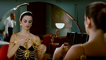 Penelope Cruz'S Passionate Kisses And Voluptuous Breasts In 