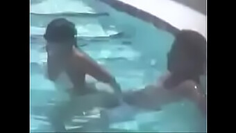 Couple'S Steamy Poolside Encounter Caught On Camera