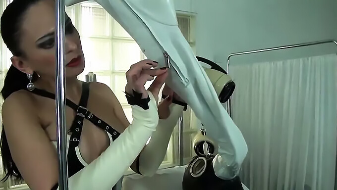 German Mistress Dominates With Breathplay And Heels