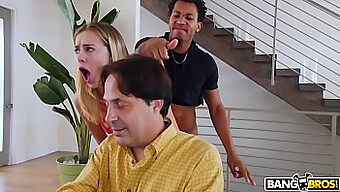 Haley Reed Engages In Hardcore Interracial Sex With Her Boyfriend Against Her Father'S Wishes