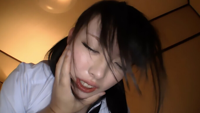 Asian Teen Shows Off Her Oral And Finger Play Skills