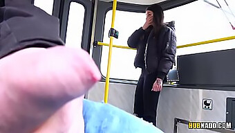 Pov Of Stacy Sommers Watching Me Masturbate On A Tram